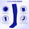 Vizari League Sports Socks for Boys and Girls | Polyester and Stretchable Adult League Socks | Soccer Socks with 360° Arch and Ankle Support | Football socks - 2 of 4