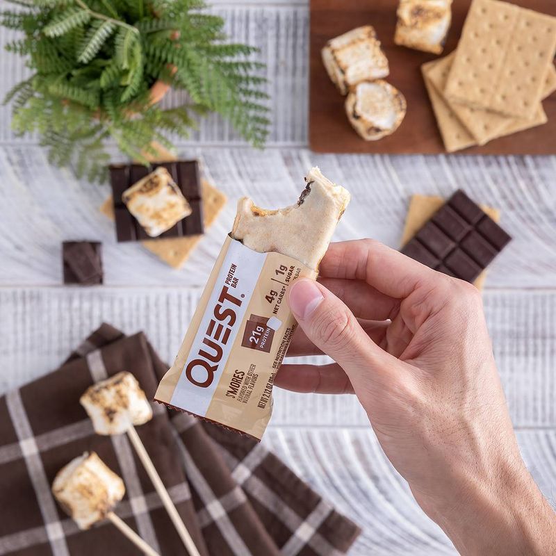 Quest Nutrition 21g Protein Bar - S'mores, 6 of 13