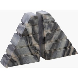 Livabliss Tikal Modern Decorative Bookends - 1 of 4