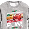 Boys' - Disney - On The Highway To Holiday Fun Graphic Long Sleeve Fleece Sweatshirt - 2 of 4