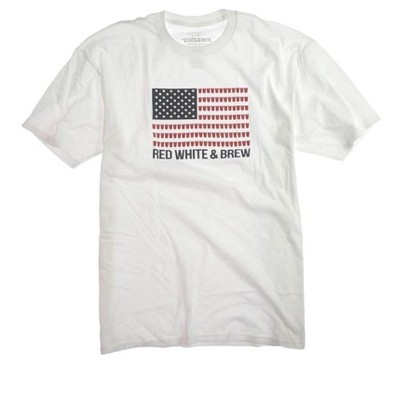 Ecko Unltd. Mens White And Brew Graphic T-Shirt