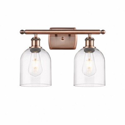 Bella - 2 Light Bath Vanity In Industrial Style-10.5 Inches Tall and 15.5 Inches Wide