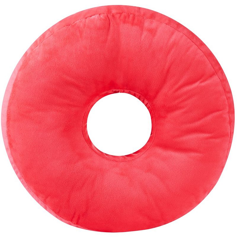 Cheer Collection 16" Round Donut Shaped Throw Pillow, 4 of 7