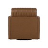 CAVINAS Chenille Swivel Accent Chair with Curved Backrest and Back Pillow,Modern Upholstered Living Room Chairs,Reading Chairs for Living Room - 4 of 4
