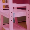 Kids desk and chair set, wooden study table with storage shelf, notice board, kids study table set, writing desk for boys and girls - 4 of 4