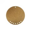 John Bead Beadwork Findings Circle with 8-Hole Gold Jewelry Finding, 18pcs - 2 of 4