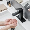 Widespread Nickel Gold Stainless Steel Bathroom Faucet for Sink - 3 of 4