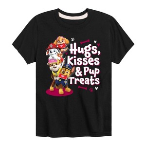 Boys' - Paw Patrol - Hugs Kisses Pup Treats Short Sleeve Graphic T-Shirt - 1 of 4