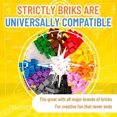 Large Multicolor Building Blocks Set for Kids, 204 Pieces