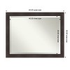 Amanti Art Sloped Beveled Framed Bathroom Vanity Wall Mirror - 3 of 4