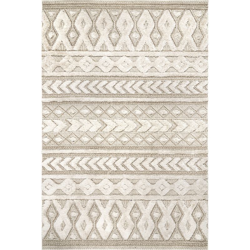 nuLOOM Rebecca High Low Textured Shaggy Area Rug, 1 of 11