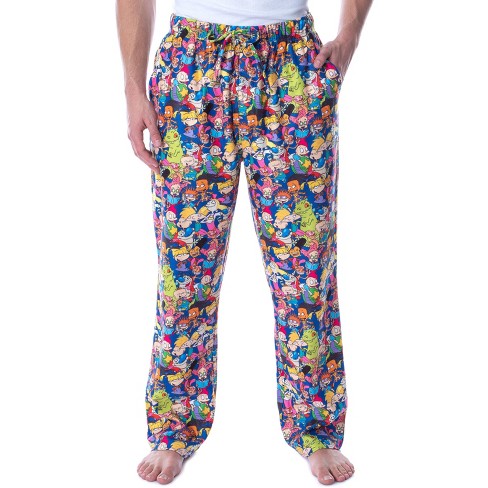 Men's Teenage Mutant Ninja Turtles Knit Fictitious Character Printed Pajama  Pants - Black : Target