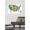 Trends International Map - United States Of America 2022 Framed Wall Poster Prints - 2 of 4