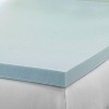 LoftWorks Full 3" Jellysoft Gel Memory Foam Mattress Topper: Woven Fabric, Spot Clean, Fits Up to 12" Depth - 2 of 3