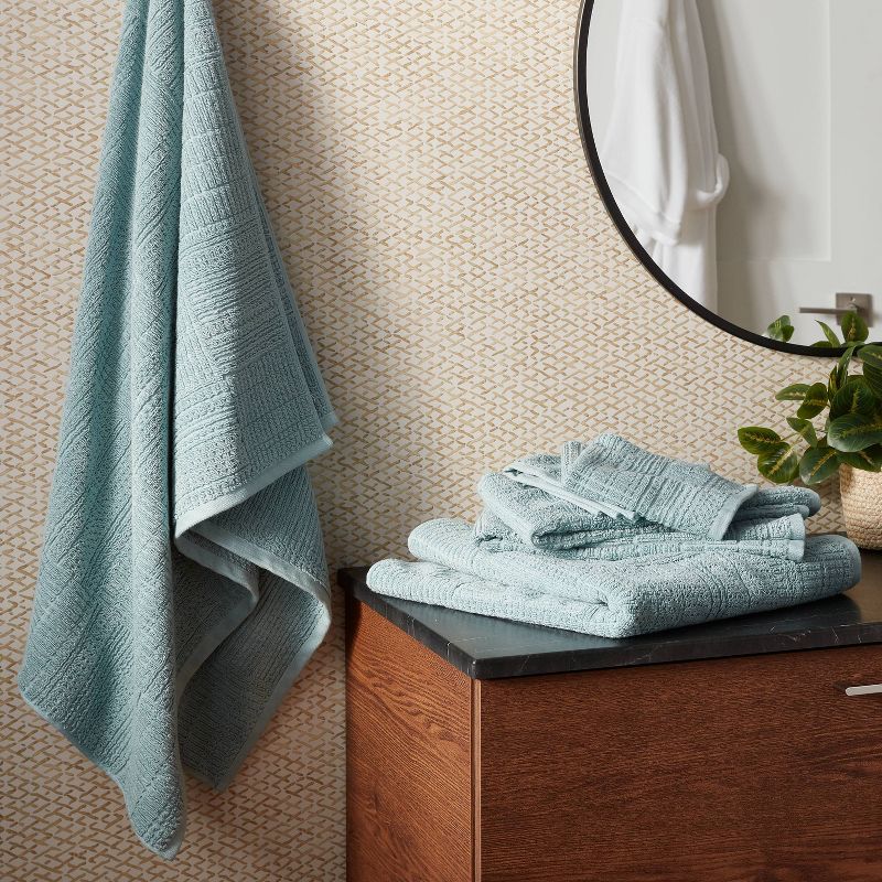 6pc Modern Bath Towels and Washcloths Set - Threshold™, 3 of 14