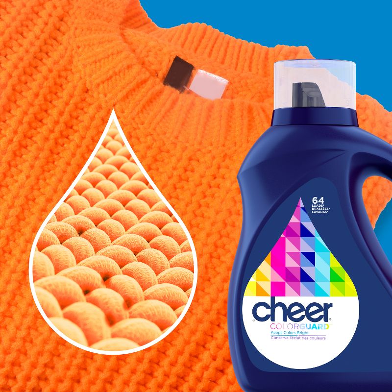 Cheer Liquid Laundry Detergent - Free &#38; Gentle - 154 fl oz, 5 of 6