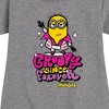 Girls' - Despicable Me Minions - Groovy Since Forever Graphic Short Sleeve Fleece Dress - 2 of 4