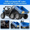 24V Electric Ride On Dump Truck for Kids, 4x75W Motors, 7AH Battery, Remote Control, LED Lights, Music, Cargo Bed - 4 of 4