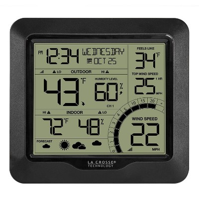 Wind Speed Weather Station Black - La Crosse Technology