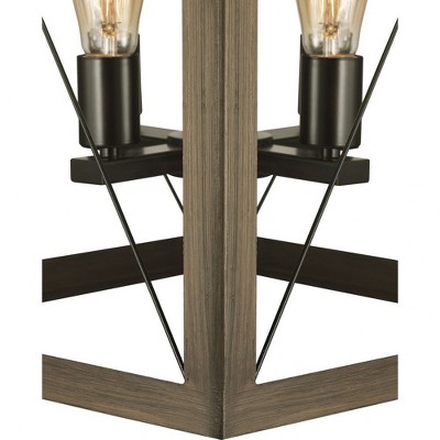 Briarwood Antique Bronze 4-Light Farmhouse Foyer Pendant