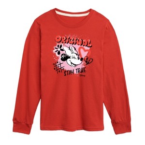 Boys' - Disney - Minnie Mouse Original Stay True Long Sleeve Graphic T-Shirt - 1 of 4