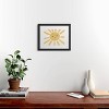  Deny Designs Carrie Cantwell Happy Sun Black Framed Art Print - 2 of 4