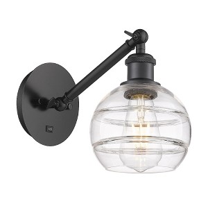 Rochester - 1 Light Arm Adjusts Up and Down Wall Sconce In Industrial Style-7.88 Inches Tall and 5.88 Inches Wide - 1 of 1