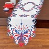 Collections Etc Patriotic Butterfly Stars Cut-Out Table Linens - 2 of 2