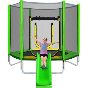Dexmalle Trampoline for Kids with Safety Enclosure Net - 1 of 4