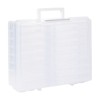 Bright Creations 17 Pieces Photo Storage Box Organizer, 1 Container for 4x6 Pictures with 16 Inner Cases, Clear - 3 of 4