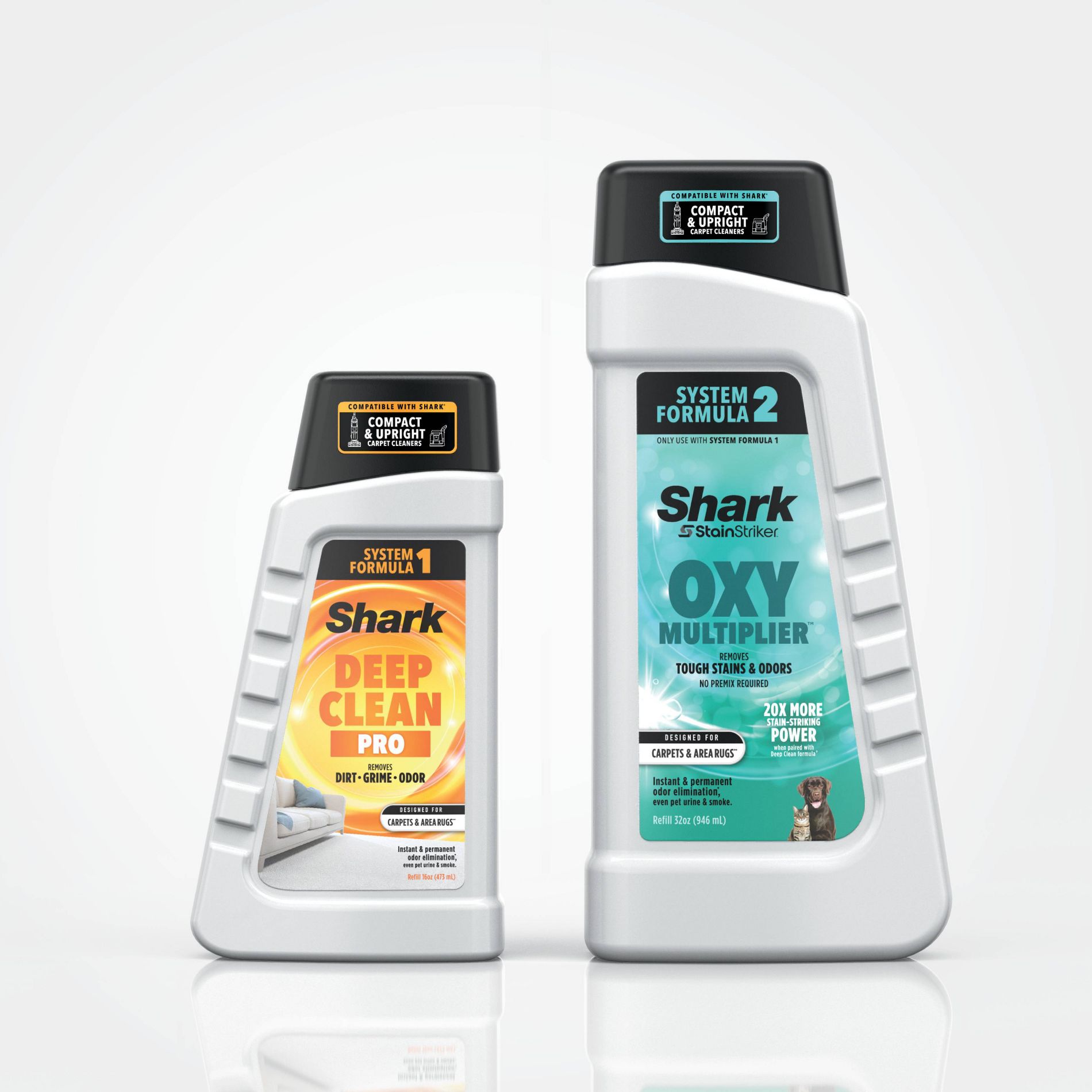 Shark StainStriker Complete Bundle for Shark StainStriker Portable Carpet Cleaners - PXCMBUNDLE: Unscented Liquid Solution