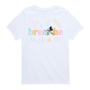 Boys' - Disney - Breathe Mickey Short Sleeve Graphic T-Shirt - 1 of 4