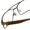 Big & Tall 2 by Vivid Designer Reading Glasses Brown & Black 60mm - 4 of 4