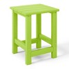 WestinTrends Malibu Kids Outdoor Patio Furniture HDPE Adirondack Square Side Table - 4 of 4