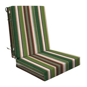 Honeycomb Outdoor Highback Dining Chair Cushion - 1 of 4