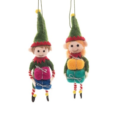 Gallerie II Santa's Elves Ornament A/2