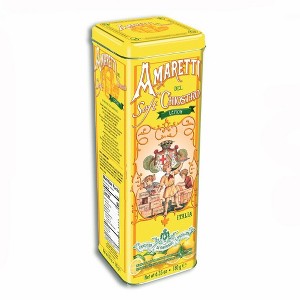 Chiostro di Saronno SOFT LEMON Amaretti Cookies Tower Tin 6.35 Oz. / 180 G. - 1 of 4