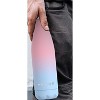 Hydrate Bottles 500ml Super Insulated Stainless Steel Water Bottle - Pink - 3 of 4