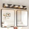 VYNXARIA Black Wall Lights, 34" Modern 5-Light Vanity Fixture for Sleek Bathroom and Mirror Lighting - 3 of 4