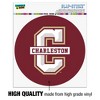College of Charleston Cougars Logo Automotive Car Window Locker Circle Bumper Sticker - 3 of 4