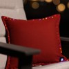 18" x 18" LED Lighted Throw Pillow – Christmas Decorative Flash Pillow with Colorful Edging for Sofa, Patio, Camping & Holiday Decor - 4 of 4