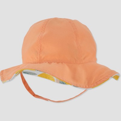 Image of Baby Girls' Lemon Print Reversible Swim Hat - Just One You® made by carter's 12-18M
