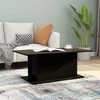 vidaXL Black Coffee Table 102x55,5x40 cm Particleboard - 2 of 4