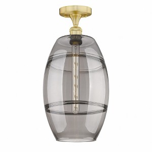 Vaz - 1 Light Semi-Flush Mount In Industrial Style-18.63 Inches Tall and 10 Inches Wide - 1 of 1