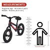 Balance Bike Lightweight Toddler Bike, 12 Inch Toddler Balances Bike, Balance Bikes for 2-5 Year Kids, No-Pedal Bike with Tool-Free Adjustable Seat - 2 of 4