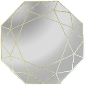 Chloe Lighting Reflection Contemporary-Style Octagon Goldenwall Mirror 30" Tall - 1 of 4