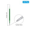 Unique Bargains Medium Point Glitter Coloring Gel Ink Pen Refills for Retractable Click Pens 24 Pcs - 2 of 4