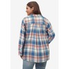 ellos Plus Size Plaid Flannel Shirt - 3 of 4
