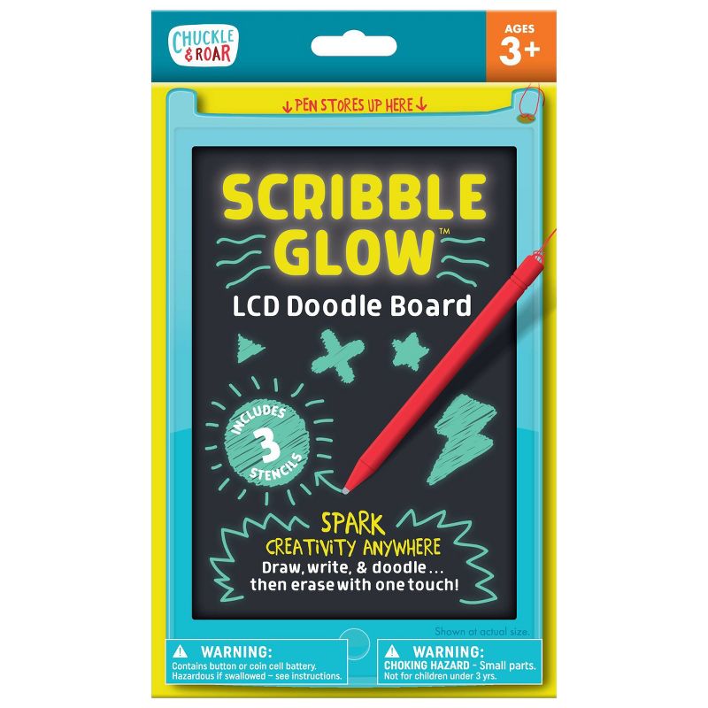 Chuckle &#38; Roar Scribble Glow LCD Sketch Pad, 1 of 11