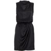 QUIZ Women's Sleeveless Ruched Satin Mini Dress - 4 of 4